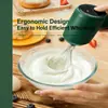 Batedor de ovos elétrico, mixer pequeno doméstico para bater creme, batedor de ovos, ferramenta manual para bater clara de ovo para bolo