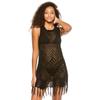 Producto Nuevo de Verano 2023 Transfronterizo Amazon Playa Cut Out Tejido Vacaciones Bikini Tejido Ropa de Punto Vestido de Mujer