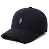 Gorra de algodón con protección auditiva para hombre de mediana edad, nueva gorra de béisbol informal sencilla y cálida a prueba de viento para exteriores, para otoño e invierno
