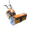 Barredora de nieve manual, máquina quitanieves para limpieza de escuelas y comunidades, con rodillo de engranaje completo, tipo automóvil, pequeña máquina quitanieves de combustible.