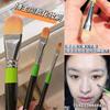 ¡A los maquilladores les encanta! 98 Pincel Corrector Cabeza Plana Pincel de Maquillaje para Cubrir Ojeras y Surcos Lagrimales, Pincel de Base Detalle Sin Costuras