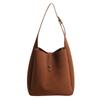 Bolso Tipo Cubo de Gran Capacidad Otoño e Invierno Retro Tote Sobaco 2024 Nuevo Bolso Versátil Moda Viajero Bolso de Hombro Venta al por Mayor