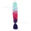 Fibra química de tres colores, cuatro colores, cinco colores, degradado, seda de alta temperatura, trenza grande, trenza jumbo, trenza burbuja, material para trenzas de cabello