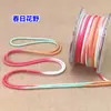 Hilo de algodón poliéster con núcleo envuelto de 1.2 mm 1.5 mm resistente al desgaste línea de juego de texto hilo tejido diy de cuentas King Kong Estrella Luna Bodhi