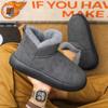 Botas de Nieve para Hombre con Forro Polar Tubo Corto Zapatos de Algodón Cálidos con Forro Polar Engrosado Antideslizantes Botas Cortas para Hombre Zapatos Pan Invierno Nuevo