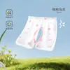 Shorts Bebê Unissex com Abertura Inferior Calças para Bebê Malha Algodão Puro Verão Roupa de Dormir para Casa