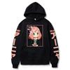 Casa de juegos de espía estampado de anime talla grande sudadera con capucha para pareja talla europea suéter con capucha sudadera de anime