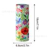 TZ013 Tubo de lenço de papel colorido para carro, festa de fim de ano, venda imperdível, utensílios de mesa, tubo de lenço de papel descartável com flores de primavera
