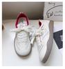 Zapatos blancos de malla de suela gruesa Beier 2024 nuevas explosiones transpirables Joker zapatilla casual transpirable BE-6769