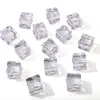 Cubos de Hielo Artificiales Acrílicos Translúcidos Cuentas No Porosas Cuentas Sueltas Cuentas en Hilo Pulsera Hecha a Mano DIY Cadena de Teléfono Móvil Accesorios