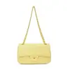 Bolsas Bolso de Hombro Acolchado Bordado Clásico, Bolso Cuadrado Pequeño de Moda y Versátil, Bolso Cruzado Pequeño con Cadena Estilo Chanel para Mujer