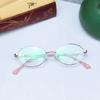 Nuevo marco pequeño Guofeng para mujer, marco metálico para gafas de miopía, venta al por mayor de marco completo para gafas con presbicia y miopía, Danyang