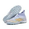 Zapatos de Fútbol para Estudiantes Hombres y Mujeres Transfronterizos, Tacos Tf para Hombres para Entrenamiento, Zapatos de Entrenamiento Transpirables Profesionales de Competición con Tacos Largos Fg para Adultos