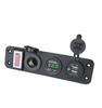Cargador de coche directo de fábrica uno a tres coche yate coche berlina Panel de pantalla digital coche 12-24v Universal