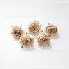 Flores Artificiales, Serie Marrón Cabezas de Flor de Hortensia Rosa, Flores Falsas, Materiales para Manualidades con Flores Artificiales, Flores Decorativas Realistas de Alta Gama