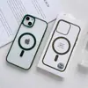 Capa Transparente Macaron 17Promax para Celular 16 Adequada para Iphone15Pro Colorida Magnética 14 Acrílico 13