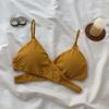 Nuevo Estilo Sujetador de Espalda Hueca para Estudiantes, Cruzado, Sujetador Inalámbrico, Bandeau Fino de Verano