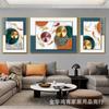 Pintura decorativa para sala de estar, pasillo, vertical, moderna, ligera, de lujo, simple, belleza, mural, sofá, fondo, pared, pasillo, pintura colgante