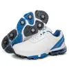 Le Chuang THESTRON Zapatos de Golf con Clavos Profesionales Impermeables Amortiguación de Aire Zapatilla de Golf Talla 39-48 Masculino