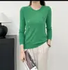 Camiseta Básica de Cuello Redondo, Nuevo Estilo Otoño e Invierno, Corte Ajustado, Versátil Elegante, Tejido de Punto, Top, Suéter Suave para Mujer