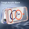 Funda Airbag Magnética para iPhone 17 Air Phone Case 16 Anti-Amarilleo Anticolisión Apple 15Pro Funda Protectora Magnética Anticaídas