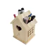 2026 Portalápices Casa de Pájaros de Madera Pino Madera Caja de Almacenamiento de Papelería Creativa para Oficina Decoración de Escritorio Se Puede Personalizar con Logo
