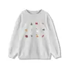 Moletom com Gola Careca Estilo Retrô Americano Feminino Primavera e Outono 2024 Novo Design Sense Solto Fino Estilo Preguiçoso Top Tendência