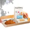 Bolsas de Empaque para Horneados, Bolsas Personalizadas de Papel Kraft, Bolsas con Asa, Pastel, Postre, Pan, Empaque para Llevar, Uso Comercial