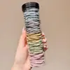 Ligas para el cabello lindas estilo coreano para niños, gomas suaves y muy elásticas para coletas altas de niñas, diademas y accesorios versátiles
