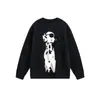 Cattee Informal Americano Estampado Dálmata Cuello Redondo Tejido de Punto para Hombres y Mujeres Invierno Nuevo Holgado Cálido Tejido de Punto Moderno