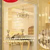 Cortina de Cuentas de Cristal para Separador de Sala de Estar, Entrada, Dormitorio, Baño, Cortina para Puerta sin Taladro, Decoración del Hogar Estilo Europeo, Cortina para Pasillo