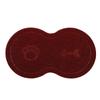 Alfombrilla para Arenero de Gato con Anillo de Alambre de PVC Recto de Fábrica, a Prueba de Arena, para Llevar, Alfombrilla para Patas de Jaula de Gato, a Prueba de Tarjetas, a Prueba de Huellas, Alfombrilla para Arenero de Gato