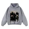 Sudadera con Capucha Holgada Estampada Estrella High Street Sudadera con Capucha de Cantante Sudadera con Capucha Batik Otoño e Invierno 420g Transfronteriza Hombres y Mujeres
