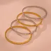 Miduoduo Joyería Europea y Americana Acero Inoxidable Hebilla Geométrica en Relieve Pulsera Ins Nicho Diseño Simple Pulsera Versátil