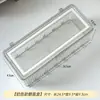 Caja de Almacenamiento de Escritorio Lista para Envíos Transfronterizos Acrílico Maquillaje Bocadillos Cesta Transparente Cuidado de la Piel Mascarilla Estante Organizador para Dormitorio