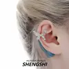 Pinza de Oreja Irregular de Mariposa de Nicho Sin Agujeros en las Orejas para Mujer Pinza de Oreja de Gama Alta Moda Otoño e Invierno Pendientes Versátiles