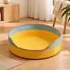 Cama de Gato Tecida de Algodão para Todas as Estações, Cama Durável e Resistente a Arranhões com Arranhador para Gatos, Cama para Cachorro, Tapete Quente para Dormir de Animal de Estimação, Cama Refrescante para Gatos