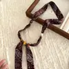 Colar Pingente de Contas de Madeira com Resina Tecida Estilo Étnico Corrente de Clavícula Nicho Luxo Leve Elegante Joias de Alto Padrão Atacado para Mulheres