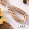 Novo material plano de ratã de 5mm trançado à mão para DIY para tecer bolsas, bolsas de mão, cestos, cestos de armazenamento, ratã plástico