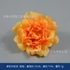 Flor artificial laranja rosa flor de seda grampo de cabelo flor adorno de cabeça diy guirlanda de bonsai decoração de lintel de porta Halloween