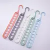 Percha Multifuncional de Nueve Agujeros, Soporte para Ropa Doméstico, Percha para Ropa de Almacenamiento, Estante de Almacenamiento Mágico Giratorio Creativo, Gancho de Almacenamiento Plegable