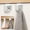 Trapo de Acabado para Cocina Tapón para Gabinete Almacenamiento de Puerta de Gabinete Pinza para Toalla de Mano de Plástico Tapón de Almacenamiento para Toalla de Mano Gancho de Tapón para Toalla Colgante