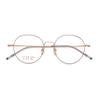 Montura de gafas redonda retro de alta calidad a juego de colores lisos, titanio puro de alta calidad V0SS, patillas antideslizantes con miopía al por mayor