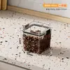 Frasco de almacenamiento de cocina transparente sellado para productos secos, bocadillos, granos y nueces, a prueba de humedad y polvo