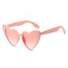 Nuevos Lentes de Sol Transfronterizos en Forma de Corazón, Elegantes y Simples, Lindos Lentes de Sol de Moda Corazón de Durazno, Dulce Forma de Corazón