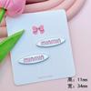 Advanced Sense Gris Plata Rosa Gato DIY Accesorios Acrílicos Lazo Pez Pequeño Funda de Teléfono Parche Material para Accesorios del Cabello