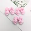 Acessórios de laço pequeno de resina para DIY de capa de celular, confecção de adereços de cabeça, patches de gravata borboleta, diversos acessórios versáteis para joias