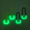 Corda de cauda luminosa em forma de U com brilho aprimorado, corda de puxar plástica tática para exterior moldada por injeção com puxador redondo funcional antiderrapante