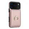 Adecuado para Funda de Teléfono Iphone18Promax, Funda de Cuero con Hebilla de Anillo Samsung S26Ultra, Funda Protectora Google Wallet