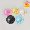 Pato Amarillo Juguete Chirriante, Patito Colorido Talla 8 Juguete para Aliviar el Estrés, Tienda de Té con Leche Tienda de Regalos Accesorios de Decoración Venta al por Mayor